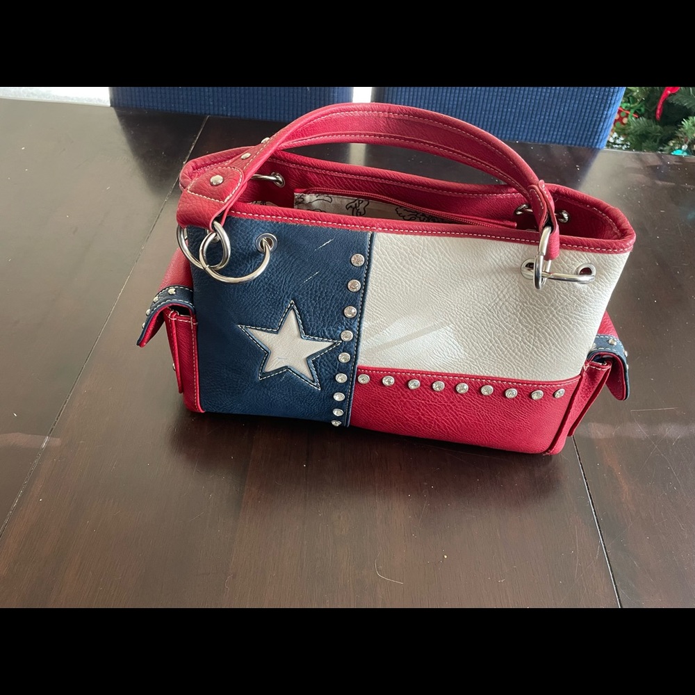 Texas flag purse